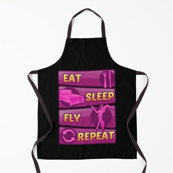 Item preview, Eat Sleep Fly Repeat Aerial Yoga Silks designed and sold by perfectpresents.