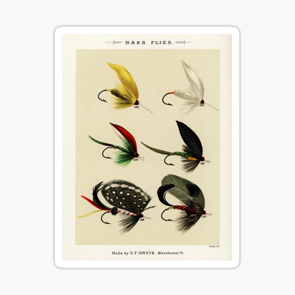 Vista previa del artículo con la obra «Señuelo de pesca con mosca de colores», diseñado y vendido por SFTStudio.