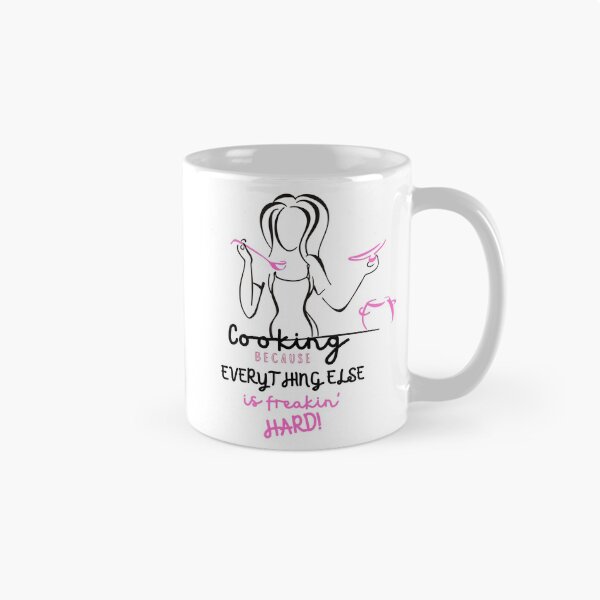 Item preview, Cooking Because Everything Else Is 'Freakin' Hard designed and sold by Nancyanna.