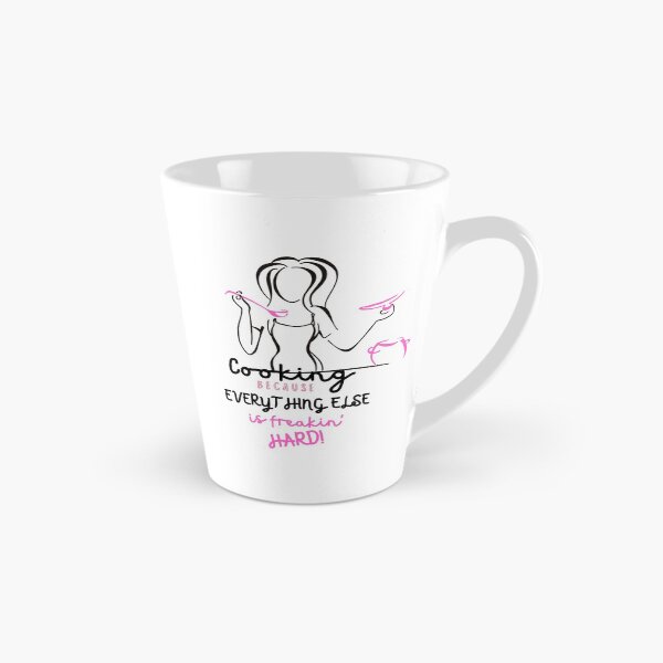 Item preview, Cooking Because Everything Else Is 'Freakin' Hard designed and sold by Nancyanna.