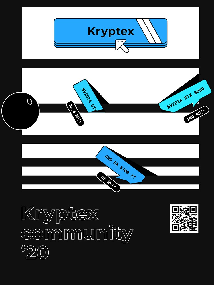 Thumbnail 7 of 7, Classic T-Shirt, Kryptex Community '20 designed and sold by Kryptex-mining.