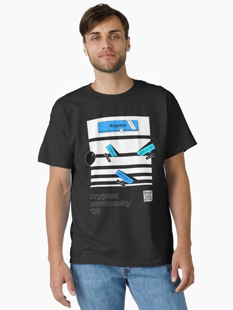 Thumbnail 1 of 7, Classic T-Shirt, Kryptex Community '20 designed and sold by Kryptex-mining.