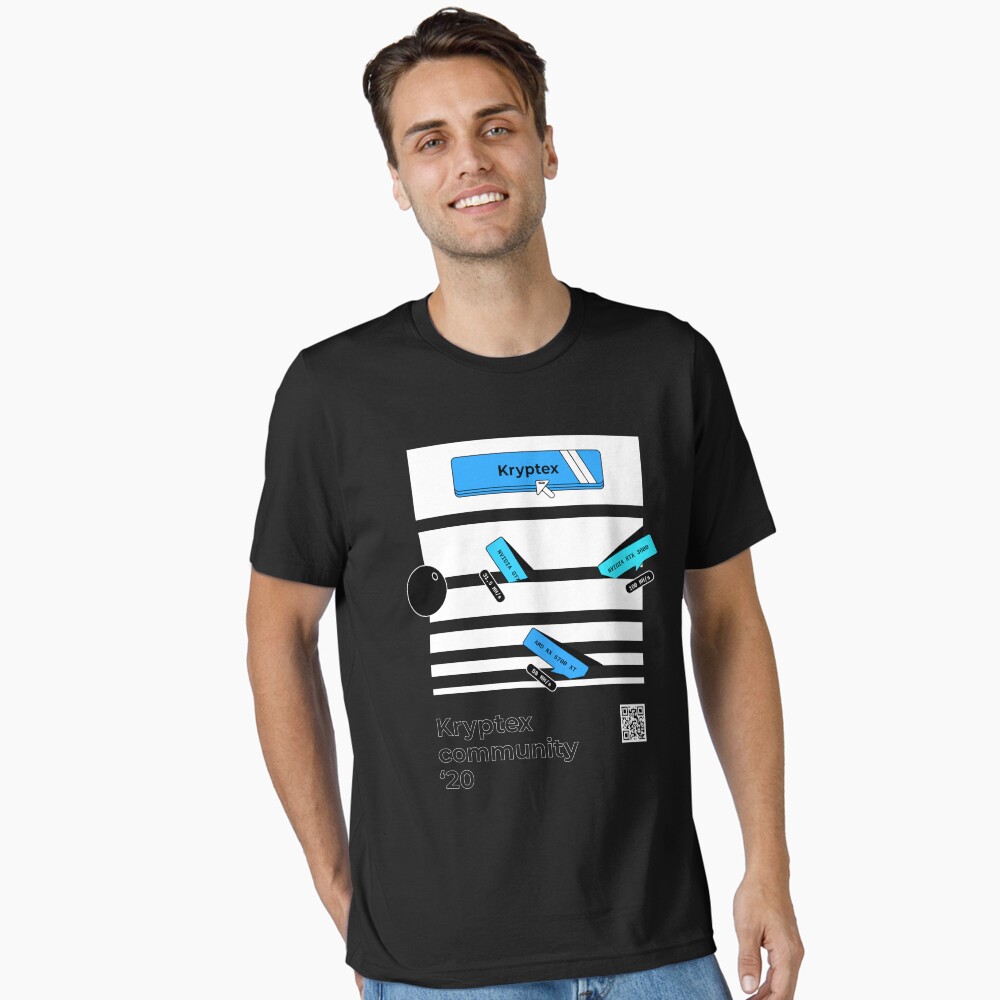 Item preview, Essential T-Shirt designed and sold by Kryptex-mining.