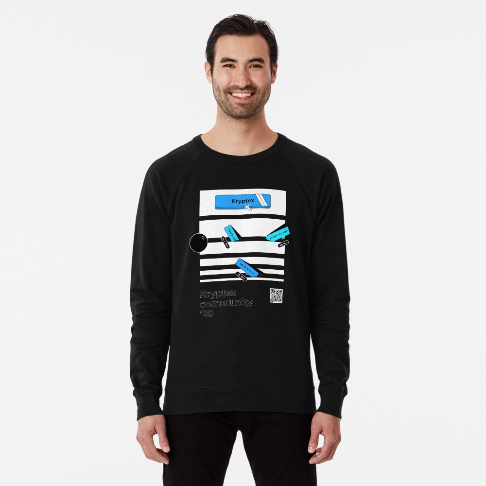 Item preview, Lightweight Sweatshirt designed and sold by Kryptex-mining.