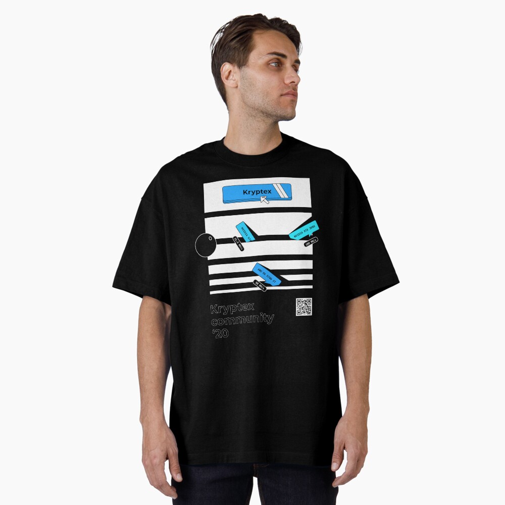 Item preview, Oversized T-Shirt designed and sold by Kryptex-mining.