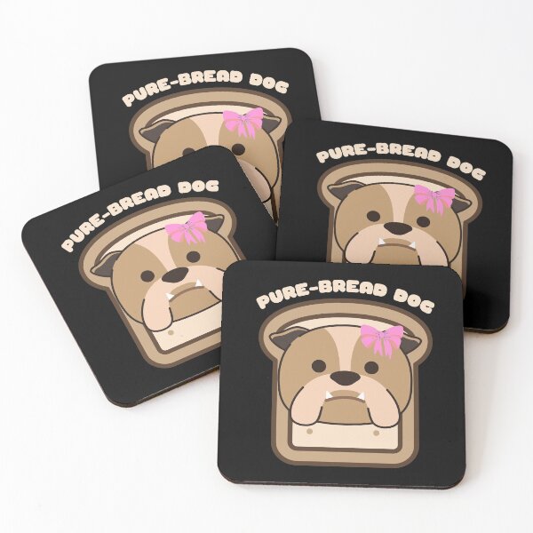 Item preview, Pure-Bread Purebred Dog Pun Funny Dog Owner and Dog Lover Gift Bulldog designed and sold by Nathalie Aynié.