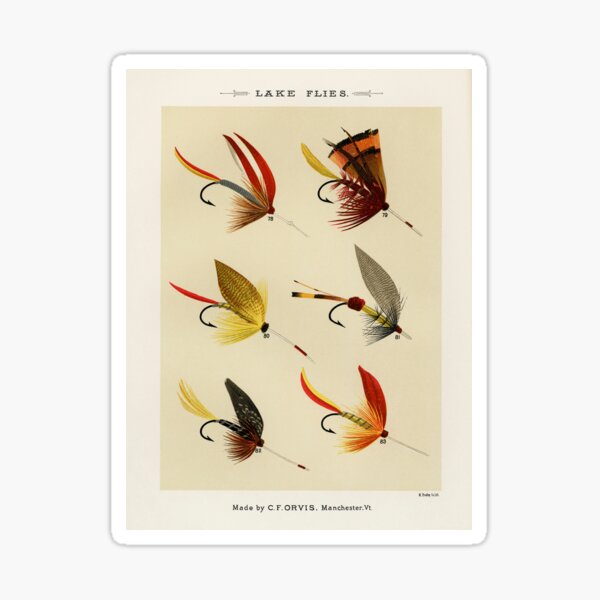 Vista previa del artículo con la obra «Regalos Fly Fisher - Lake Flies», diseñado y vendido por SFTStudio.