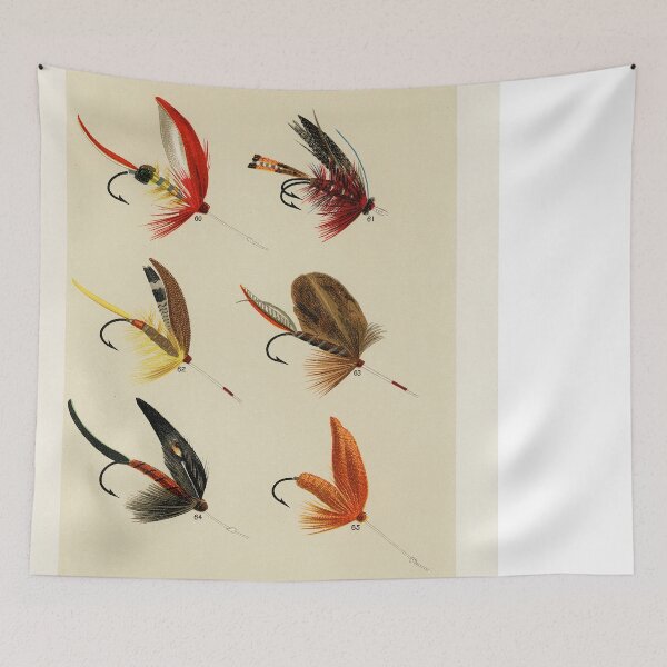 Item preview, Lake Flies Illustration - Fly Fishing designed and sold by SFTStudio.