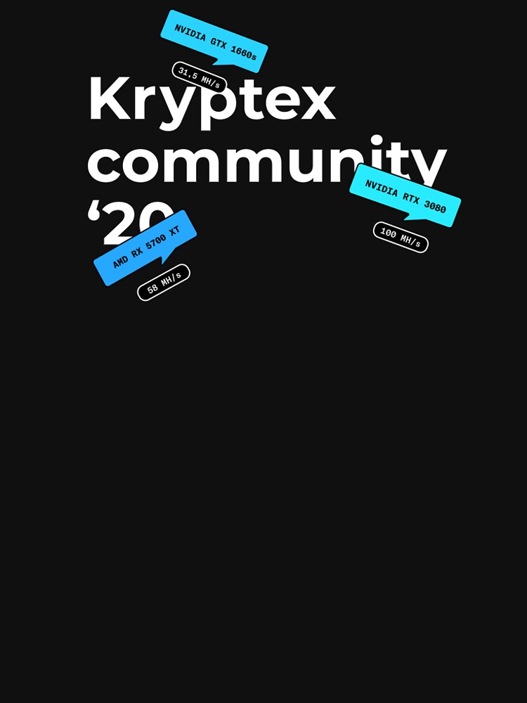 Thumbnail 4 of 4, Premium T-Shirt, Kryptex Community '20 Limited designed and sold by Kryptex-mining.