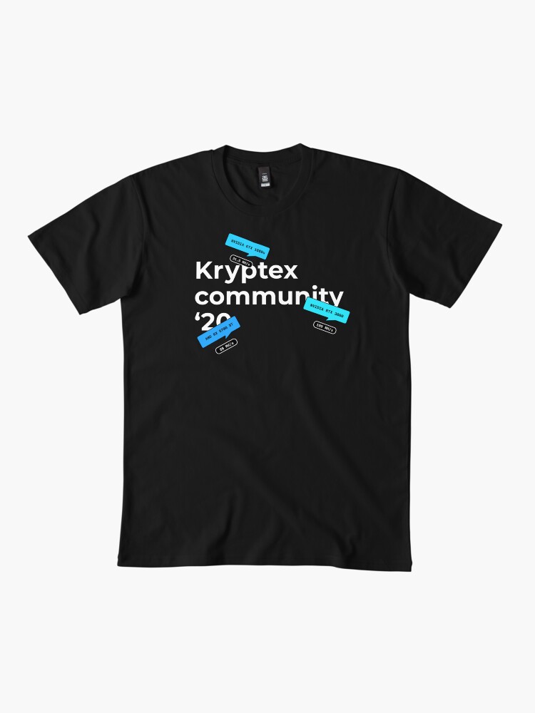 Thumbnail 2 of 4, Premium T-Shirt, Kryptex Community '20 Limited designed and sold by Kryptex-mining.