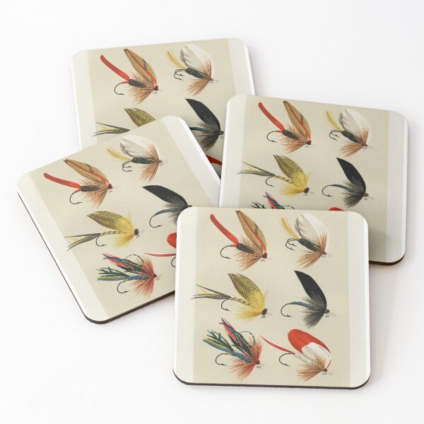 Item preview, Illustration of Colorful Bass Flies designed and sold by SFTStudio.