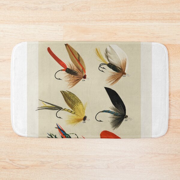 Item preview, Illustration of Colorful Bass Flies designed and sold by SFTStudio.