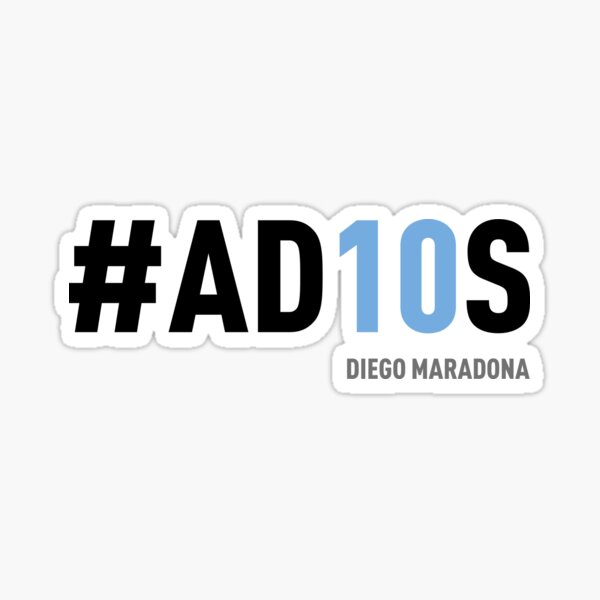 Diego Maradona RIP - AD10S Pegatina