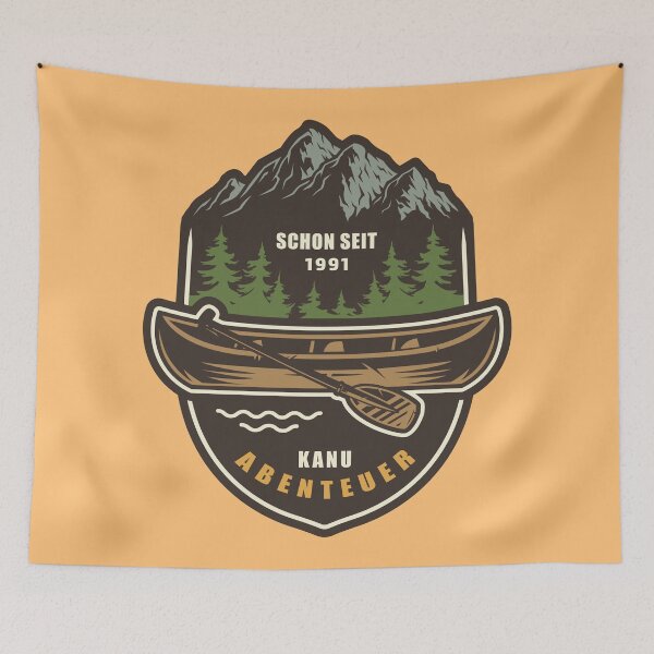 Item preview, Canoe Adventure | German hiking designed and sold by Ainbowz-Artwork.