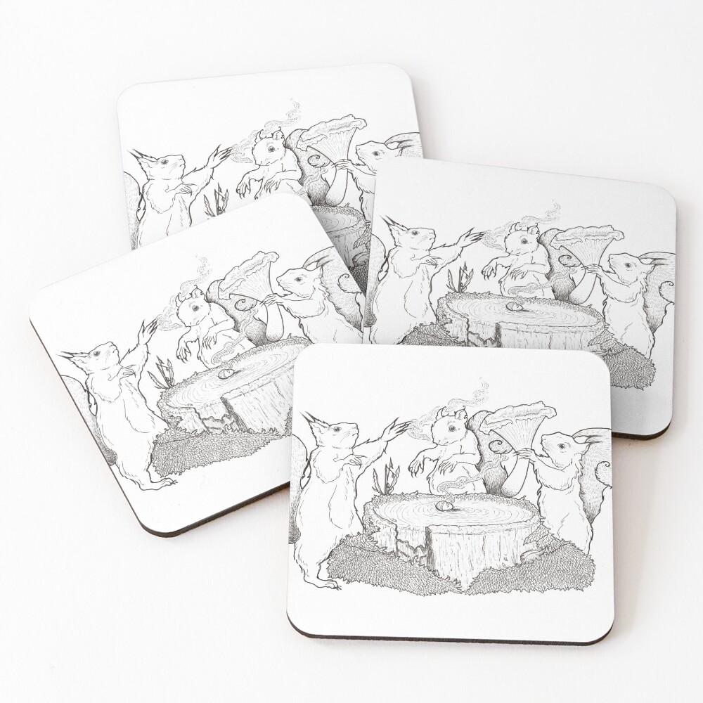 Item preview, Coasters (Set of 4) designed and sold by Sleepy-Witch.