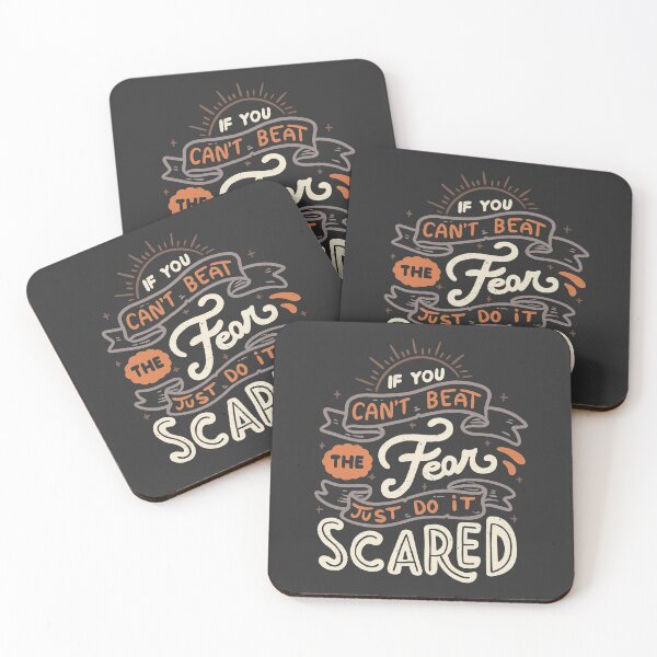 Item preview, If You Can't Beat The Fear Just Do It Scared designed and sold by Tobe Fonseca®.