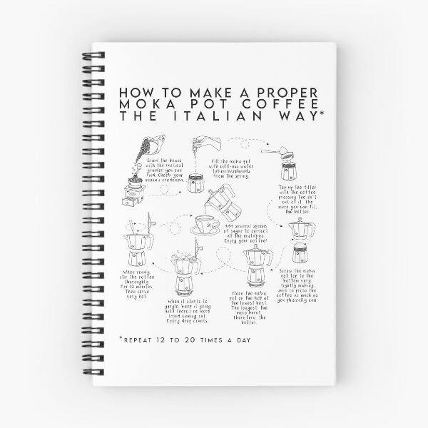 Item preview, How To Make A Proper Moka Pot Coffee designed and sold by emdesign10.