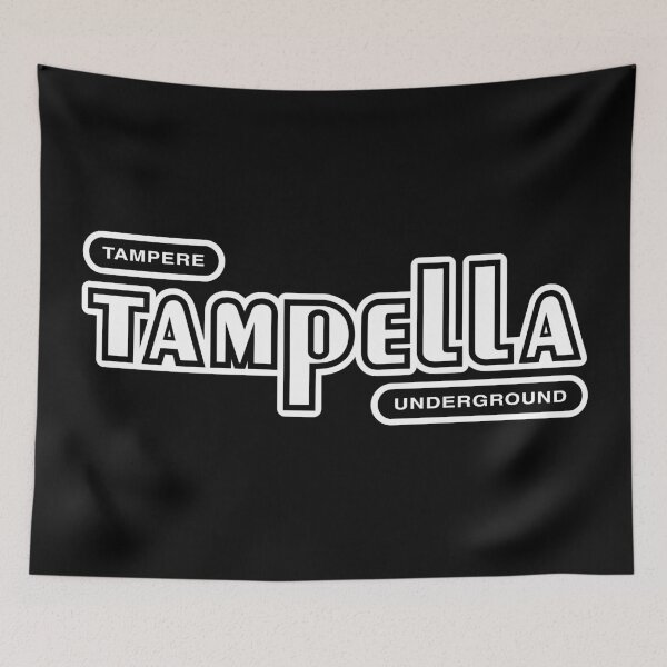 Item preview, Tampere Tampella Underground (valkoinen teksti) designed and sold by futurytmi.