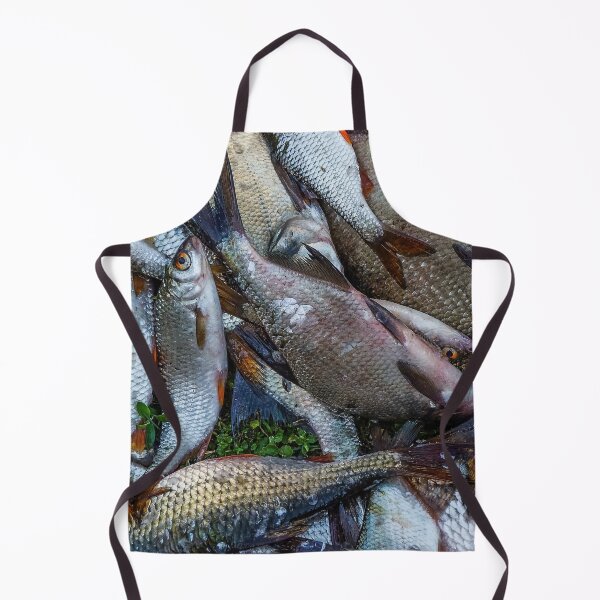 Item preview, River Fish on Green Grass - Funny Fishing & Food Gift designed and sold by r-silver.