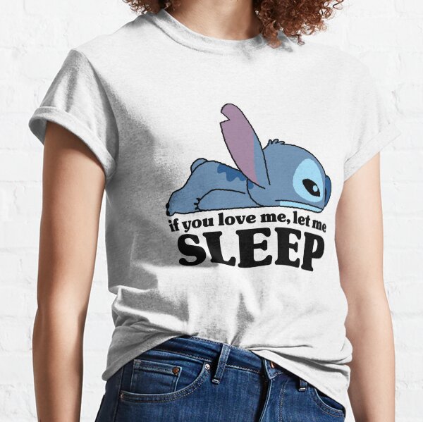 Lilo y Stitch Sleepy Stitch Camiseta clásica