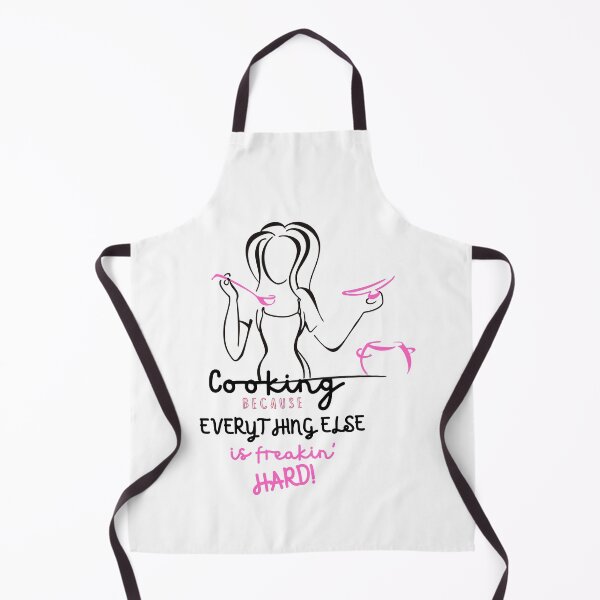 Item preview, Cooking Because Everything Else Is 'Freakin' Hard designed and sold by Nancyanna.