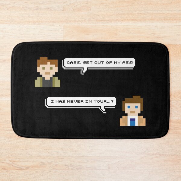 Item preview, Castiel and Dean pixel convo designed and sold by JahayTheFoxAO.