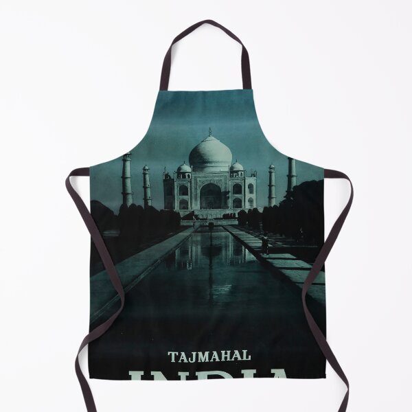 Item preview, retro classic Tajmahal India poster designed and sold by CorasPosters.
