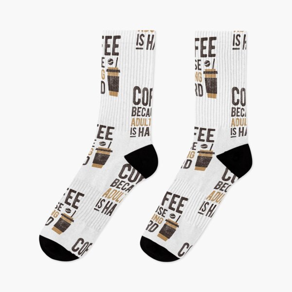 Item preview, coffee because adulting is hard designed and sold by hummyteez.