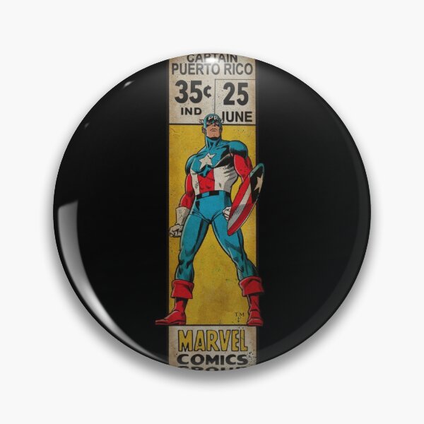 Item preview, Retro Corner Box - Captain Puerto Rico designed and sold by 13thFloorDesign.