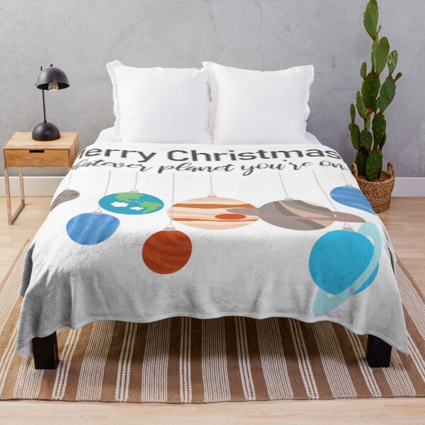 Artikelvorschau, Merry Christmas, Whatever Planet You're On entworfen und verkauft von LouiseFranksArt.