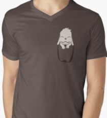 Akamaru in your pocket! Men's V-Neck T-Shirt