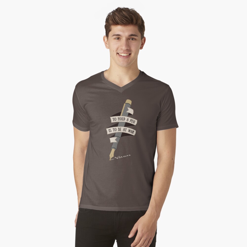 Item preview, V-Neck T-Shirt designed and sold by ElectricFangs.
