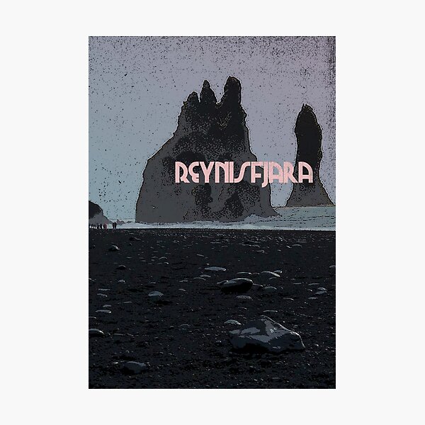 Aperçu de l'œuvre Reynisfjara - Islande créée et vendue par WiseLikeStudios.