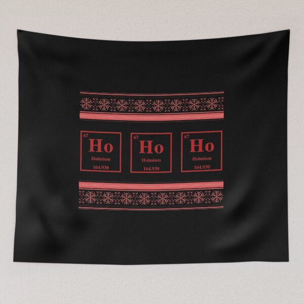 Item preview, HO HO HO HOlmium / Science Christmas / Nerdy Christmas Gift / Science Lover / Chemistry X-mas Design designed and sold by NerdyFancies.