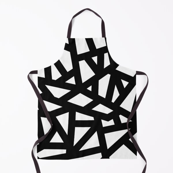 Item preview, Black Thick Mosaic Lines On White designed and sold by rewstudio.