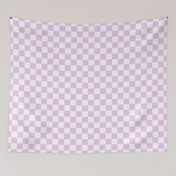 Item preview, Lavender and White Checkerboard Pattern designed and sold by WildeandCo.