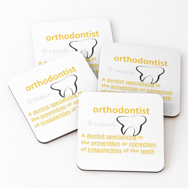 Item preview, FUNNY ORTHODONTIST DEFINITION : FUNNY  DENTIST,HYGIENIST,TOOTH DOCTOR,TOOTH FAIRY,DENTAL SCHOOL,FILLING,GIFT,ORTHODONTICS designed and sold by Dahani-mo.