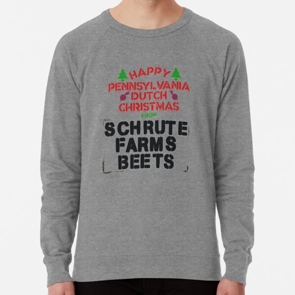 Happy Pennsylvania Dutch Christmas from SCHRUTE FARMS BEETS Christmas Sweater Lightweight Sweatshirt for Sale by ToruandMidori