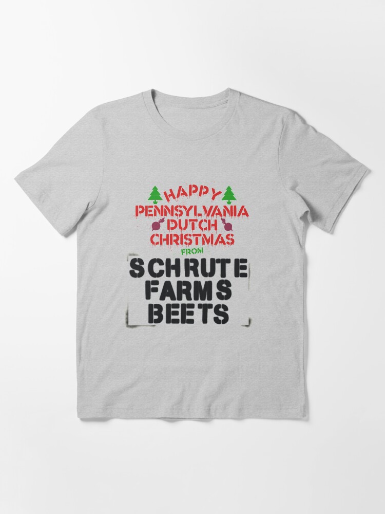 Schrute farms top christmas sweater