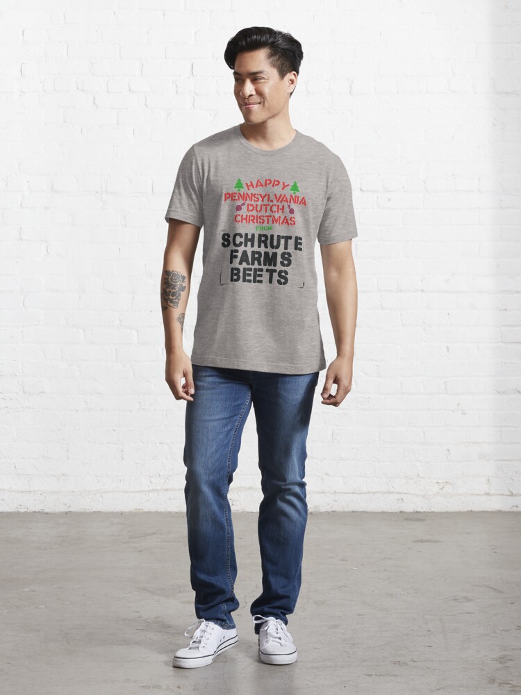 Happy Pennsylvania Dutch Christmas from SCHRUTE FARMS BEETS Christmas Sweater Essential T Shirt for Sale by ToruandMidori Redbubble