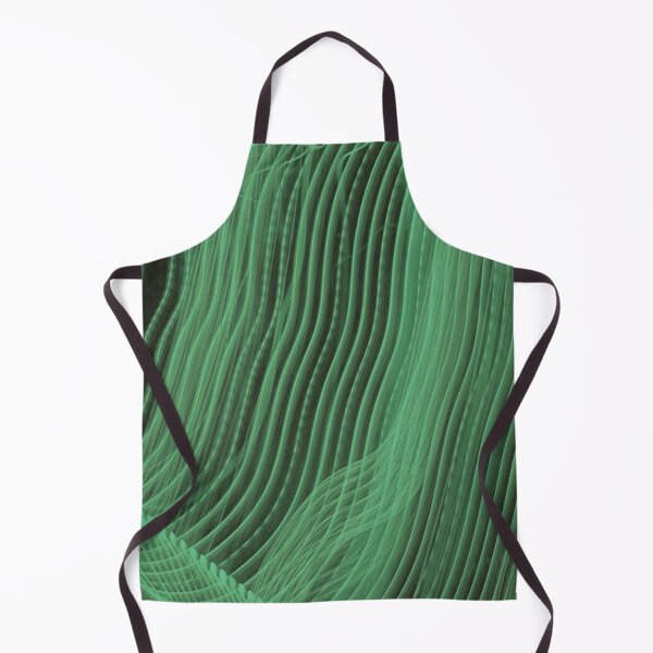 Item preview, Neon green wavy light lines designed and sold by glowvim.
