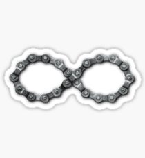 Cycling Forever Sticker Sticker