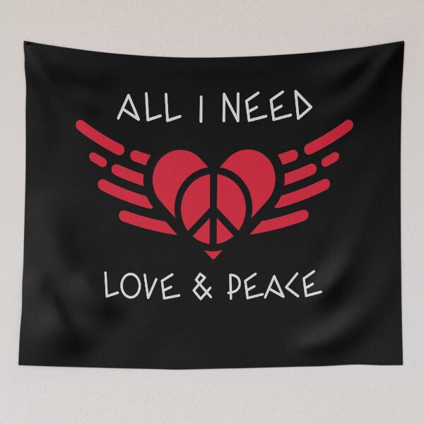 Item preview, All I Need Is Peace and Love designed and sold by Coder-T.