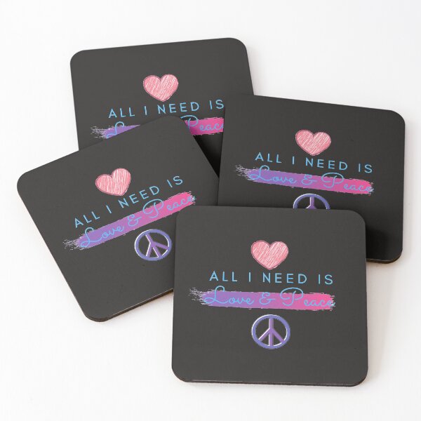 Item preview, All I Need Is Peace and Love designed and sold by J--Designs.