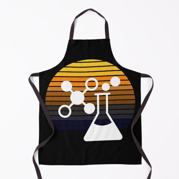 Item preview, RETRO VINTAGE SUNSET DARK CHEMISTRY FLASK designed and sold by Hippiesole.