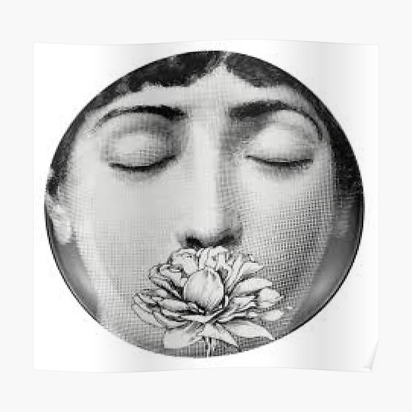 The Fornasetti Rose Poster