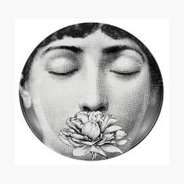 The Fornasetti Rose Photographic Print