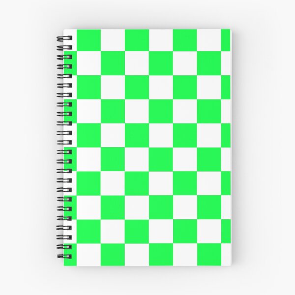 Item preview, Lime Green and White Checkerboard Pattern designed and sold by WildeandCo.