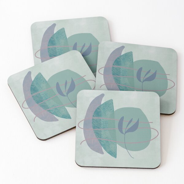 Item preview, Aqua Color Shapes Modern Art designed and sold by NancyMerkle.
