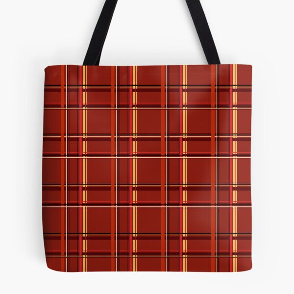 Artikelvorschau, Tief rotbraunes Plaidmuster entworfen und verkauft von pbstylesetters.